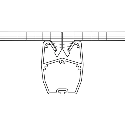 Terrassenüberdachung Erweiterungsmodul B: 120 Cm X T: 306 Cm Weiß 3 Terrassenüberdachung Erweiterungsmodul B: 120 Cm X T: 306 Cm Weiß – Bild 3