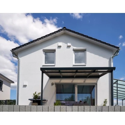 Terrassenüberdachung Premium (BxT) 410 Cm X 306 Cm Anthrazit Polycarbonat Bronce 3 Terrassenüberdachung Premium (BxT) 410 Cm X 306 Cm Anthrazit Polycarbonat Bronce – Bild 3