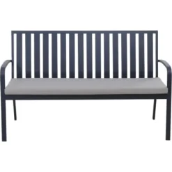 Gardamo 2er Bank Peros Inkl. Kissen Anthrazit -Vitavia Verkäufe 243756 1346 S 6