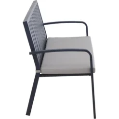 Gardamo 2er Bank Peros Inkl. Kissen Anthrazit -Vitavia Verkäufe 243756 1346 S 9