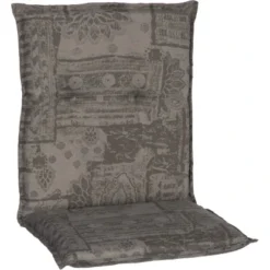 Beo Niedriglehner Saumkissen Turin M127 Für Stapelstühle Anthrazit Grau