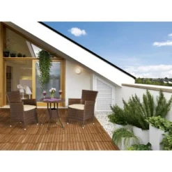 Gartentisch Davenport II Rund Ø 60 Cm In Braun -Vitavia Verkäufe 24970546 AB01 220714 RET02