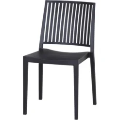 Siena Garden Lane Stapelstuhl 56 Cm X 46 Cm X 80 Cm Anthrazit