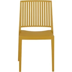 Siena Garden Lane Stapelstuhl 56 Cm X 46 Cm X 80 Cm Mustard -Vitavia Verkäufe 251881 1346 S 5