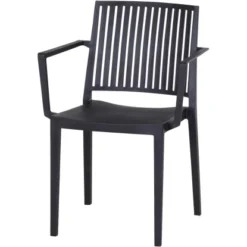 Siena Garden Lane Stapelsessel 56 Cm X 57 Cm X 80 Cm Anthrazit