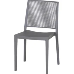 Siena Garden Square Stapelstuhl 56 Cm X 46 Cm X 80 Cm Grau