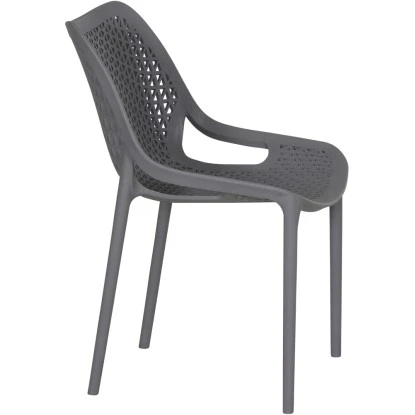 Siena Garden District Stapelsessel 50 Cm X 60 Cm X 81 Cm Grau 9 Siena Garden District Stapelsessel 50 Cm X 60 Cm X 81 Cm Grau – Bild 9