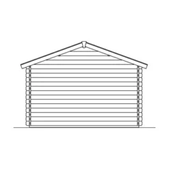 Skan Holz Holz-Gartenhaus Langesund 1 Natur 340 Cm X 250 Cm -Vitavia Verkäufe 2622 Gartenhaus 10 605316