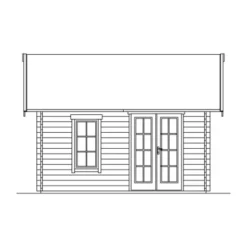 Skan Holz-Gartenhaus Bern 1 Basishaus B X T 420 Cm X 420 Cm 19 Skan Holz-Gartenhaus Bern 1 Basishaus B X T 420 Cm X 420 Cm -Vitavia Verkäufe 2622 Gartenhaus 10 611003