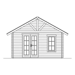 Skan Holz-Gartenhaus Bern 4 Basishaus B X T 420 Cm X 660 Cm 20 Skan Holz-Gartenhaus Bern 4 Basishaus B X T 420 Cm X 660 Cm -Vitavia Verkäufe 2622 Gartenhaus 11 611249