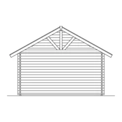 Skan Holz-Gartenhaus Bern 1 Mit Dachschalung B X T 420 Cm X 420 Cm -Vitavia Verkäufe 2622 Gartenhaus 30 611041