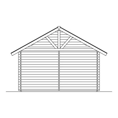 Skan Holz-Gartenhaus Bern 4 Basishaus B X T 420 Cm X 660 Cm 11 Skan Holz-Gartenhaus Bern 4 Basishaus B X T 420 Cm X 660 Cm – Bild 11