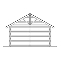 Skan Holz-Gartenhaus Bern 4 Mit Dachschalung B X T 420 Cm X 660 Cm -Vitavia Verkäufe 2622 Gartenhaus 30 611263