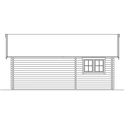 Skan Holz-Gartenhaus Toronto Basishaus B X T 420 Cm X 660 Cm 11 Skan Holz-Gartenhaus Toronto Basishaus B X T 420 Cm X 660 Cm – Bild 11