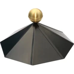 Skan Holz Firstkappe 8eckig Für 8-Eck Pavillons Stahlblechlackiert