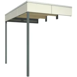 Skan Holz Seitliche Überdachung Für Gartenhaus CrossCube Gr.3 + 4 168 X 253 Cm