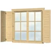 Skan Holz Fensterläden Für Doppelfenster Für 28-DF-02 Und 45-DF-04