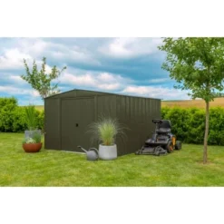 Spacemaker Gerätehaus Metall 313 Cm X 297 Cm X 209 Cm Schwarz -Vitavia Verkäufe 26862112446 1741 AB 03