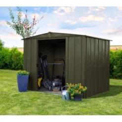 Spacemaker Gerätehaus Metall 253 Cm X 242 Cm X 201 Cm Schwarz -Vitavia Verkäufe 26862112552 1741 AB 02