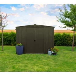 Spacemaker Gerätehaus Metall 253 Cm X 242 Cm X 201 Cm Schwarz -Vitavia Verkäufe 26862112552 1741 AB 03