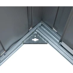 Spacemaker Gerätehaus Metall 253 Cm X 242 Cm X 201 Cm Schwarz -Vitavia Verkäufe 26862112552 1741 CU 03