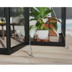 Palram - Canopia Triomphe Garden Chalet 285 Cm X 454 Cm X 380 Cm Schwarz -Vitavia Verkäufe 271053 4695 CU 04