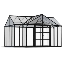 Palram - Canopia Triomphe Garden Chalet 285 Cm X 454 Cm X 380 Cm Schwarz