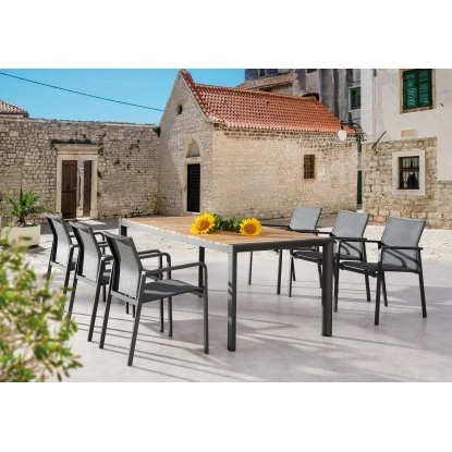 Stapelsessel Rhodos Anthrazit 2 Stapelsessel Rhodos Anthrazit – Bild 2