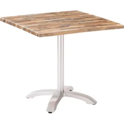 Klapptisch Maestro 80 Cm X 80 Cm Eckig Silber-Maracaibo