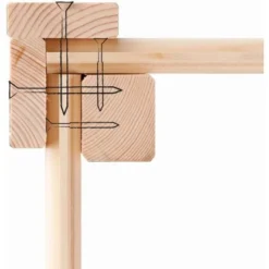 Karibu Holz-Gartenhaus Egersund Natur Pultdach Unbehandelt 199 Cm X 152 Cm -Vitavia Verkäufe 284606 3739 7