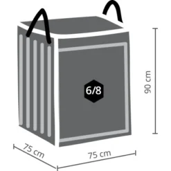 Perel Garten-Schutzhülle Für Lounge-Kissen 90 Cm X 75 Cm X 75 Cm -Vitavia Verkäufe 288563 1717 1