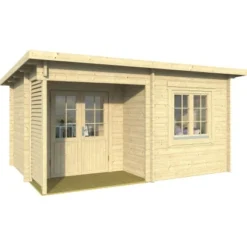 Wolff Finnhaus Holz-Gartenhaus Cordoba 44-A Klassik 450 Cm X 330 Cm