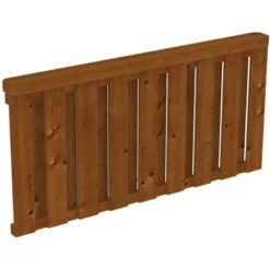 Skan Holz Brüstung Deckelschalung 170 X 84 Cm Douglasie Nussbaum