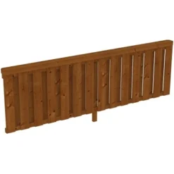 Skan Holz Brüstung Deckelschalung 270 X 84 Cm Douglasie Nussbaum