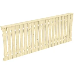 Skan Holz Seitenwand Balkonschalung 255 X 96 Cm Fichte Natur