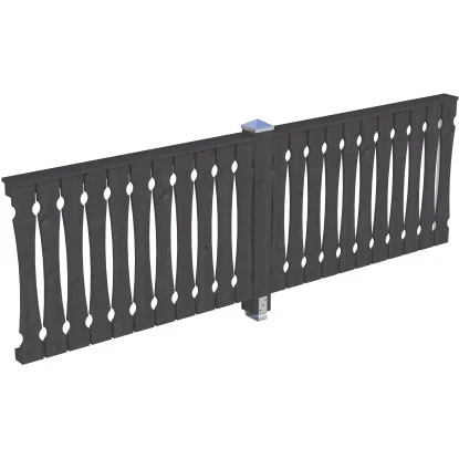 Skan Holz Seitenwand Balkonschalung 305 X 96 Cm Fichte Schiefergrau 1 Skan Holz Seitenwand Balkonschalung 305 X 96 Cm Fichte Schiefergrau