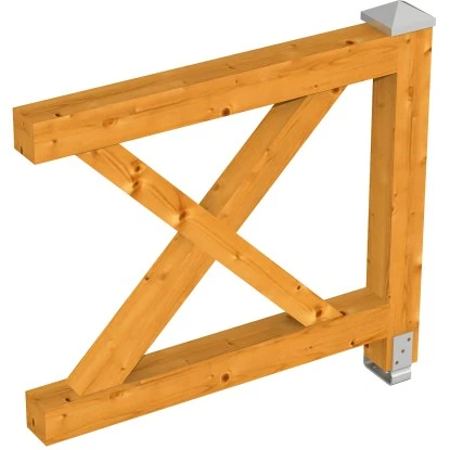 Skan Holz Brüstung Andreaskreuz 108 X 84 Cm Fichte Eiche Hell 1 Skan Holz Brüstung Andreaskreuz 108 X 84 Cm Fichte Eiche Hell