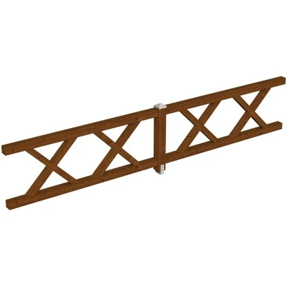 Skan Holz Brüstung Andreaskreuz 465 X 84 Cm Fichte Nussbaum 1 Skan Holz Brüstung Andreaskreuz 465 X 84 Cm Fichte Nussbaum