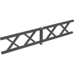 Skan Holz Brüstung Andreaskreuz 465 X 84 Cm Fichte Schiefergrau