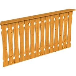 Skan Holz Brüstung Balkonschalung 180 X 96 Cm Fichte Eiche Hell