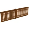 Skan Holz Brüstung Balkonschalung 335 X 96 Cm Fichte Nussbaum