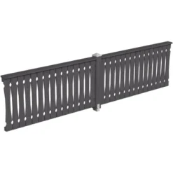 Skan Holz Brüstung Balkonschalung 400 X 96 Cm Fichte Schiefergrau