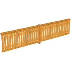 Skan Holz Brüstung Balkonschalung 465 X 96 Cm Fichte Eiche Hell