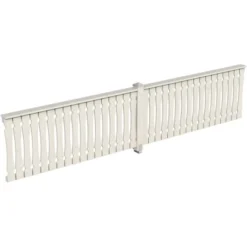 Skan Holz Brüstung Balkonschalung 465 X 96 Cm Fichte Weiß