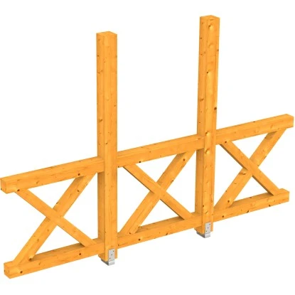 Skan Holz Seitenwand Andreaskreuz (FS) 305 X 210 Cm Fichte Eiche Hell 1 Skan Holz Seitenwand Andreaskreuz (FS) 305 X 210 Cm Fichte Eiche Hell