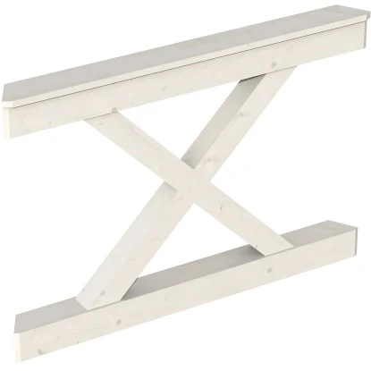 Skan Holz Brüstung Andreaskreuz 120 X 84 Cm Fichte Weiß 1 Skan Holz Brüstung Andreaskreuz 120 X 84 Cm Fichte Weiß