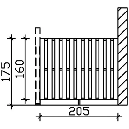 Skan Holz Seitenwand Deckelschalung 205 X 160 Cm Douglasie Nussbaum 3 Skan Holz Seitenwand Deckelschalung 205 X 160 Cm Douglasie Nussbaum – Bild 3