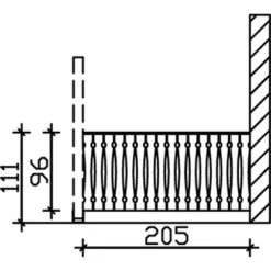 Skan Holz Seitenwand Balkonschalung 205 X 96 Cm Fichte Schiefergrau 5 Skan Holz Seitenwand Balkonschalung 205 X 96 Cm Fichte Schiefergrau -Vitavia Verkäufe 2 zubehoer bild2 209927 13