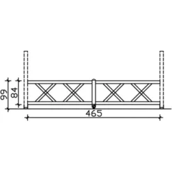 Skan Holz Brüstung Andreaskreuz 465 X 84 Cm Fichte Natur 7 Skan Holz Brüstung Andreaskreuz 465 X 84 Cm Fichte Natur -Vitavia Verkäufe 2 zubehoer bild2 210077 00