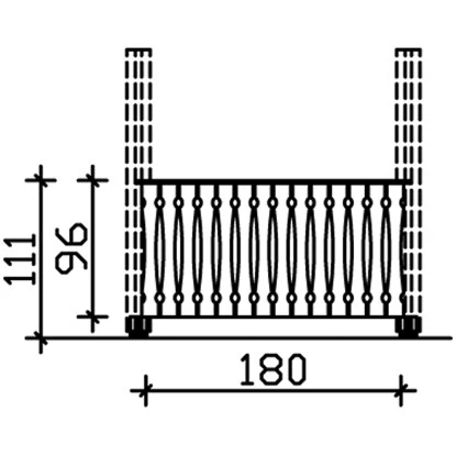 Skan Holz Brüstung Balkonschalung 180 X 96 Cm Fichte Schiefergrau 2 Skan Holz Brüstung Balkonschalung 180 X 96 Cm Fichte Schiefergrau – Bild 2